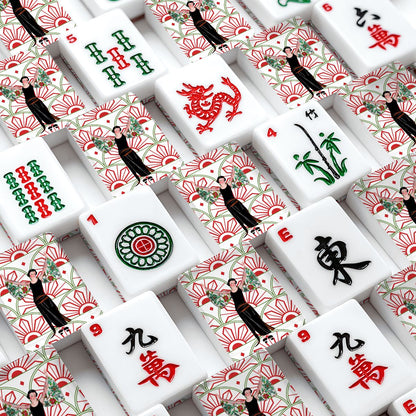 Art Deco Roaring 20s American Mahjong Tiles With Carry Case - Splash of Color Co.