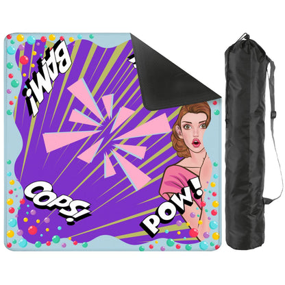 Purple Pop Art Mahjong Mat - Splash of Color Co.
