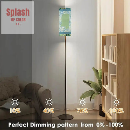 State Of Mississippi, Rivers Will Run Book Nook Modern Floor Lamp - Splash of Color co.