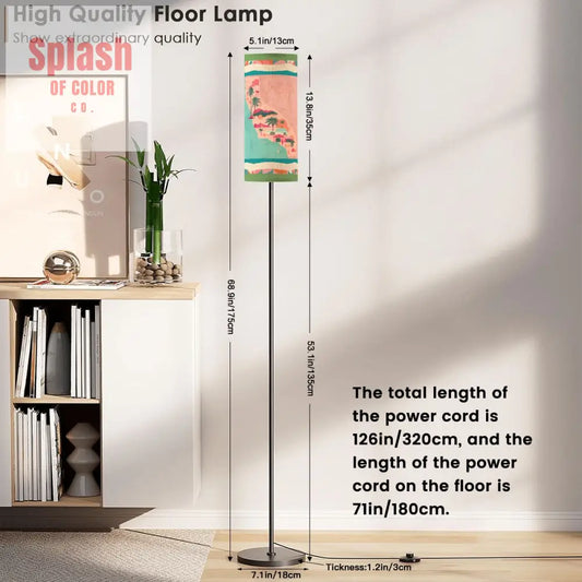 Floor Lamp Modern Standing Lamp (Made in USA) - One Size - Floor Lamps