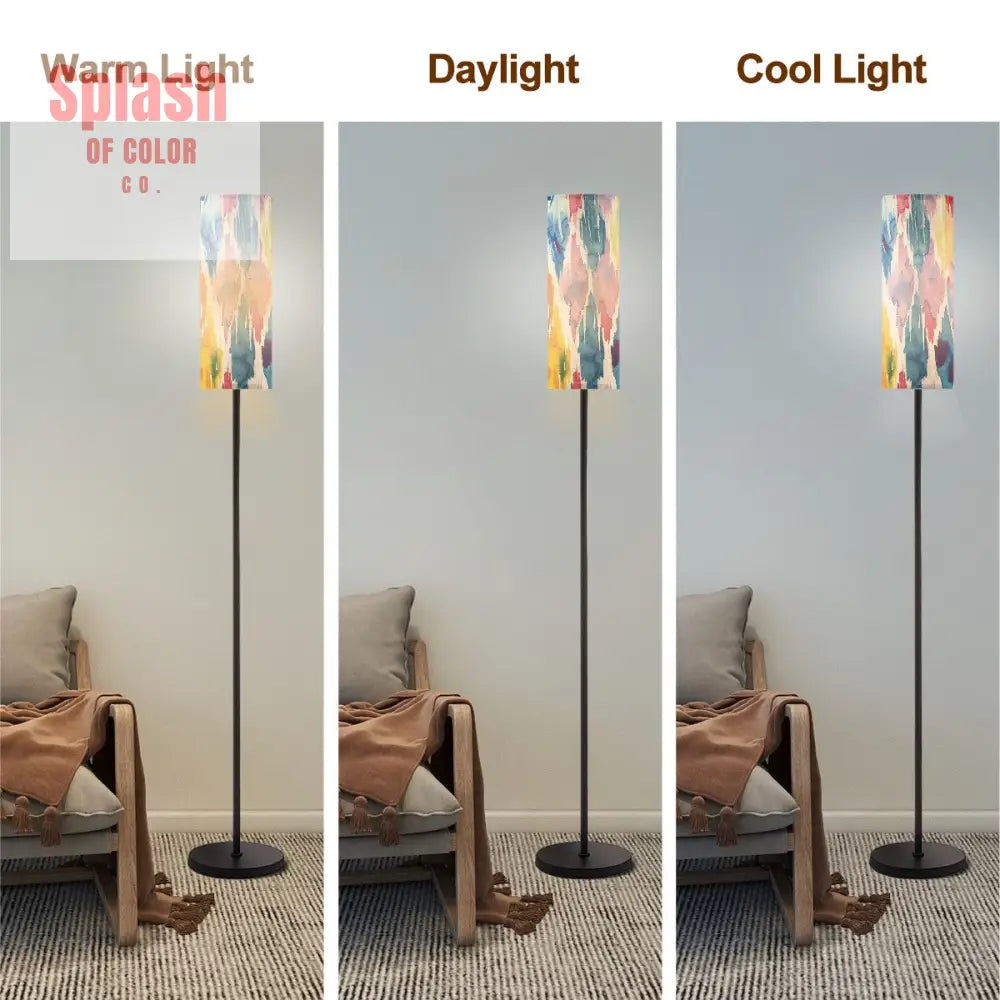 Floor Lamp Modern Standing Lamp (Made in USA) One Size Floor Lamps