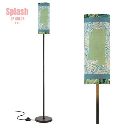 State Of Mississippi, Rivers Will Run Book Nook Modern Floor Lamp - Splash of Color co.