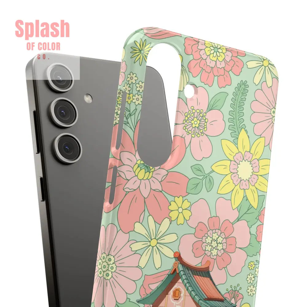 Floral Heritage Mahjong Lover Phone Case Cute Mahj Gift Phone Case