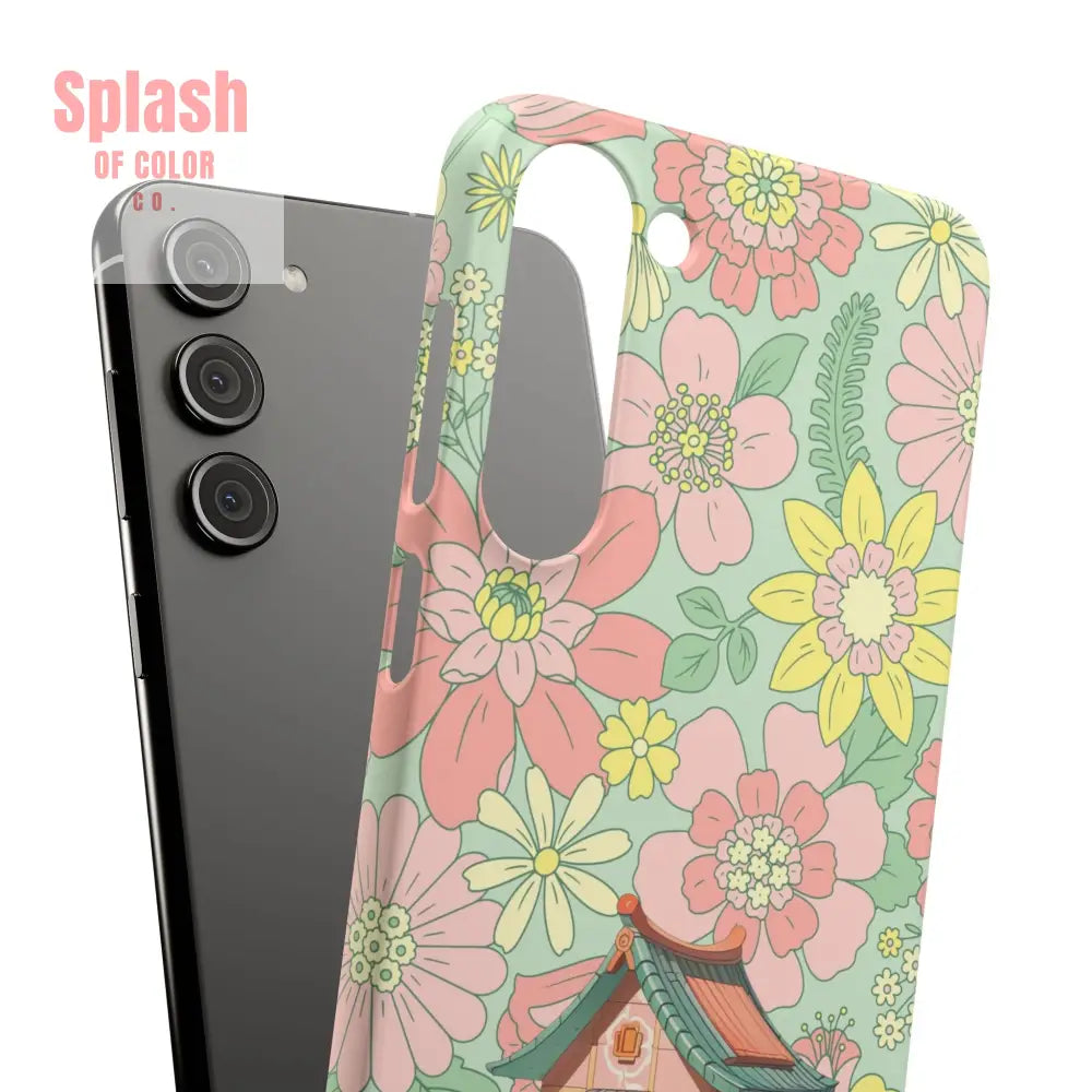 Floral Heritage Mahjong Lover Phone Case Cute Mahj Gift Phone Case