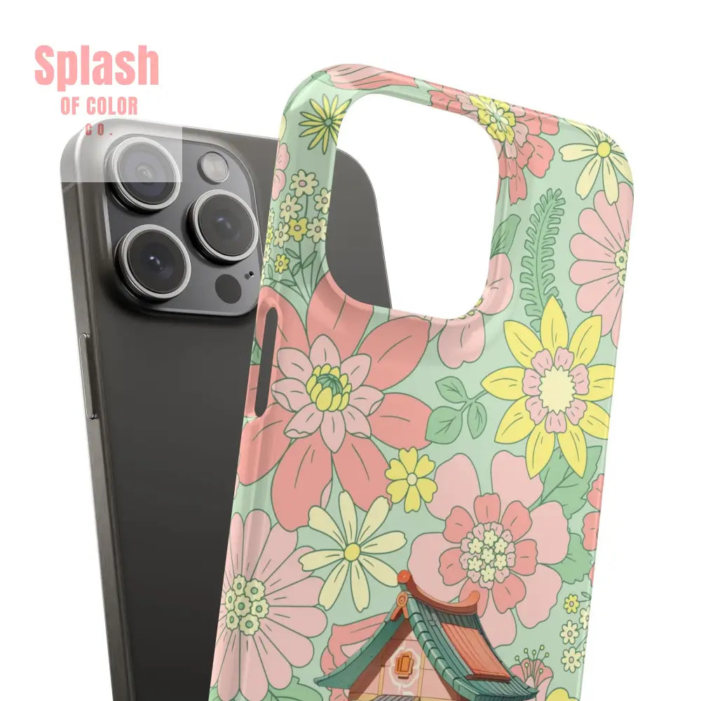 Floral Heritage Mahjong Lover Phone Case Cute Mahj Gift Phone Case