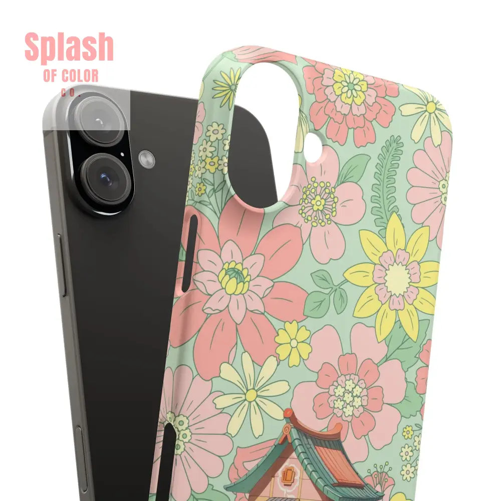 Floral Heritage Mahjong Lover Phone Case Cute Mahj Gift Phone Case