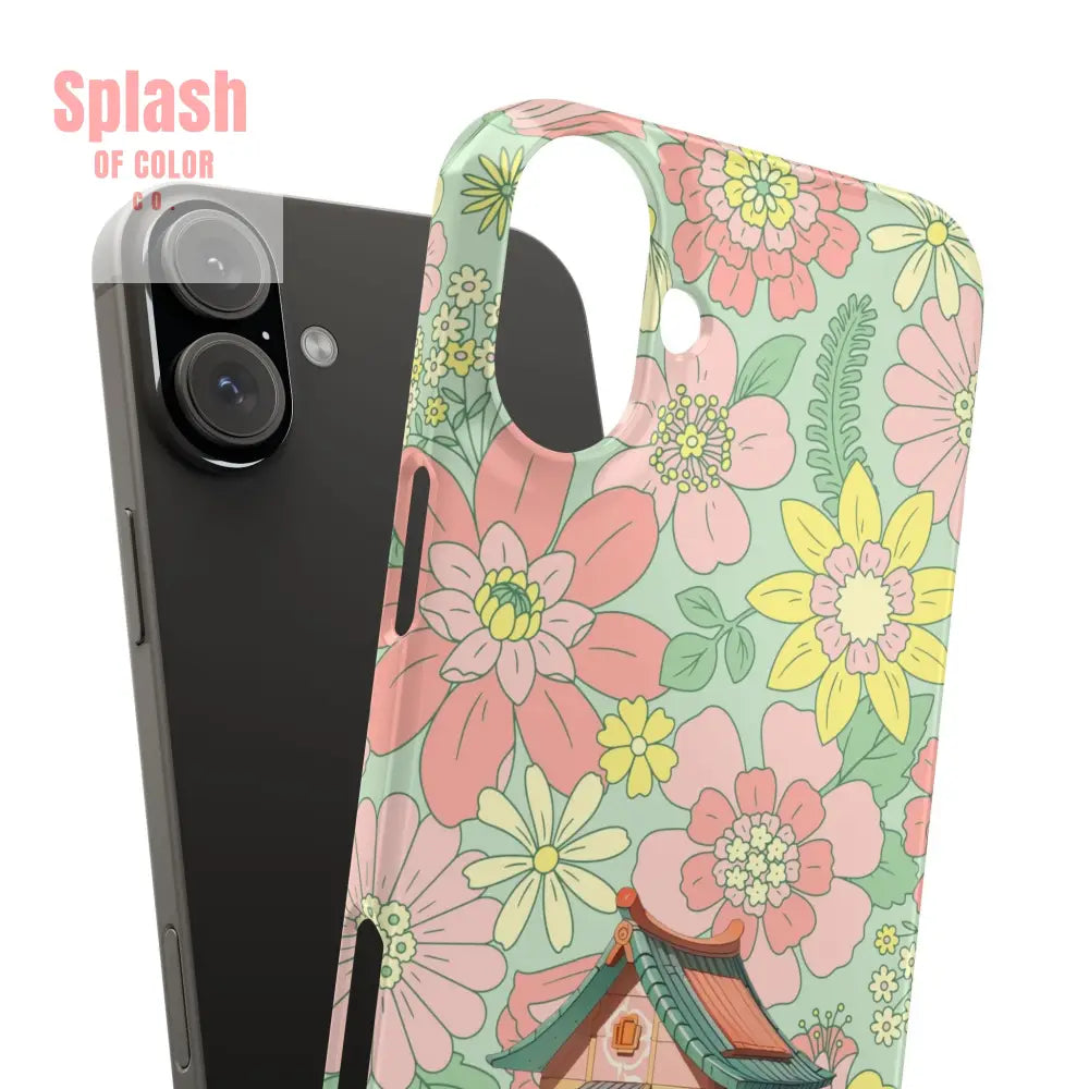 Floral Heritage Mahjong Lover Phone Case Cute Mahj Gift Phone Case