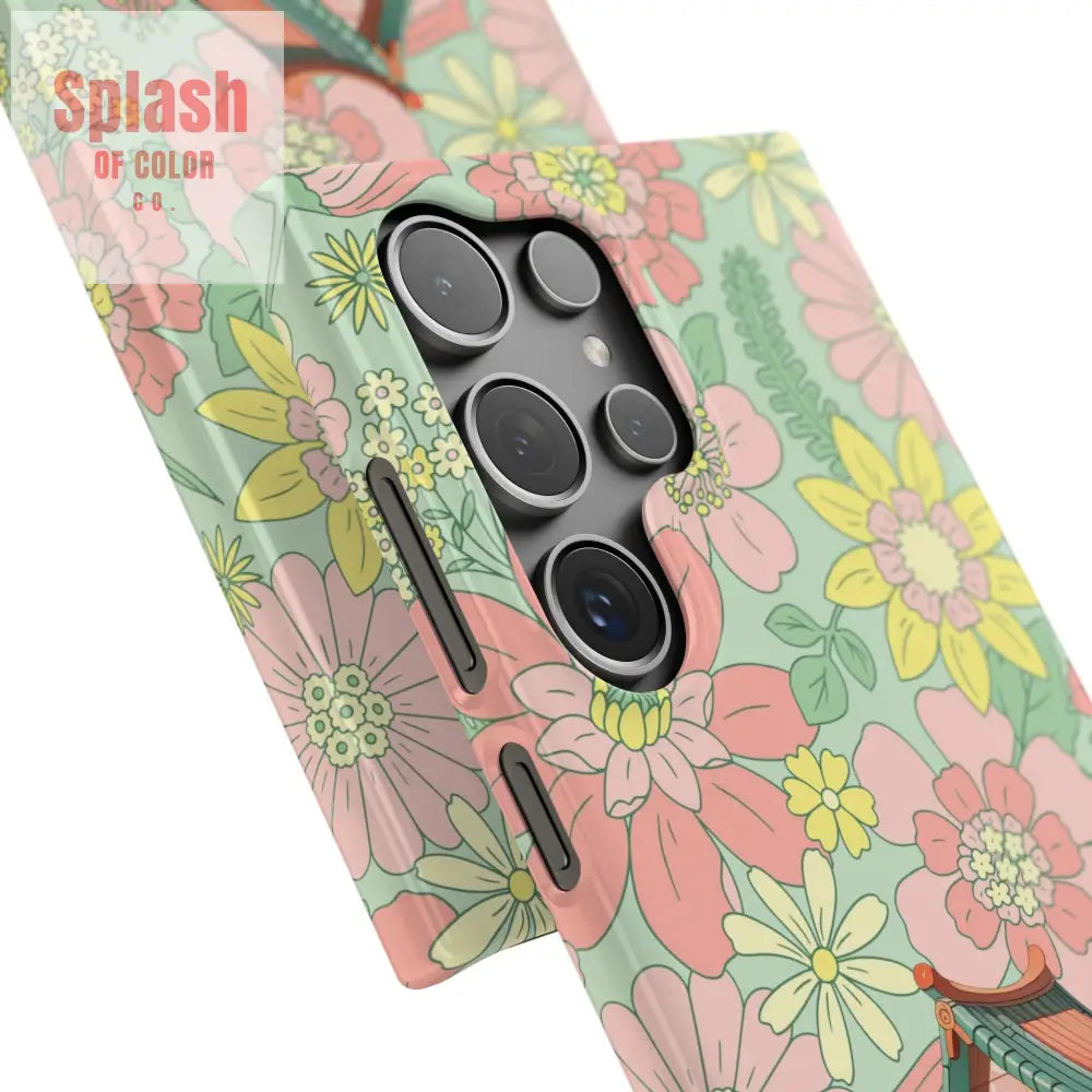 Floral Heritage Mahjong Lover Phone Case Cute Mahj Gift Phone Case