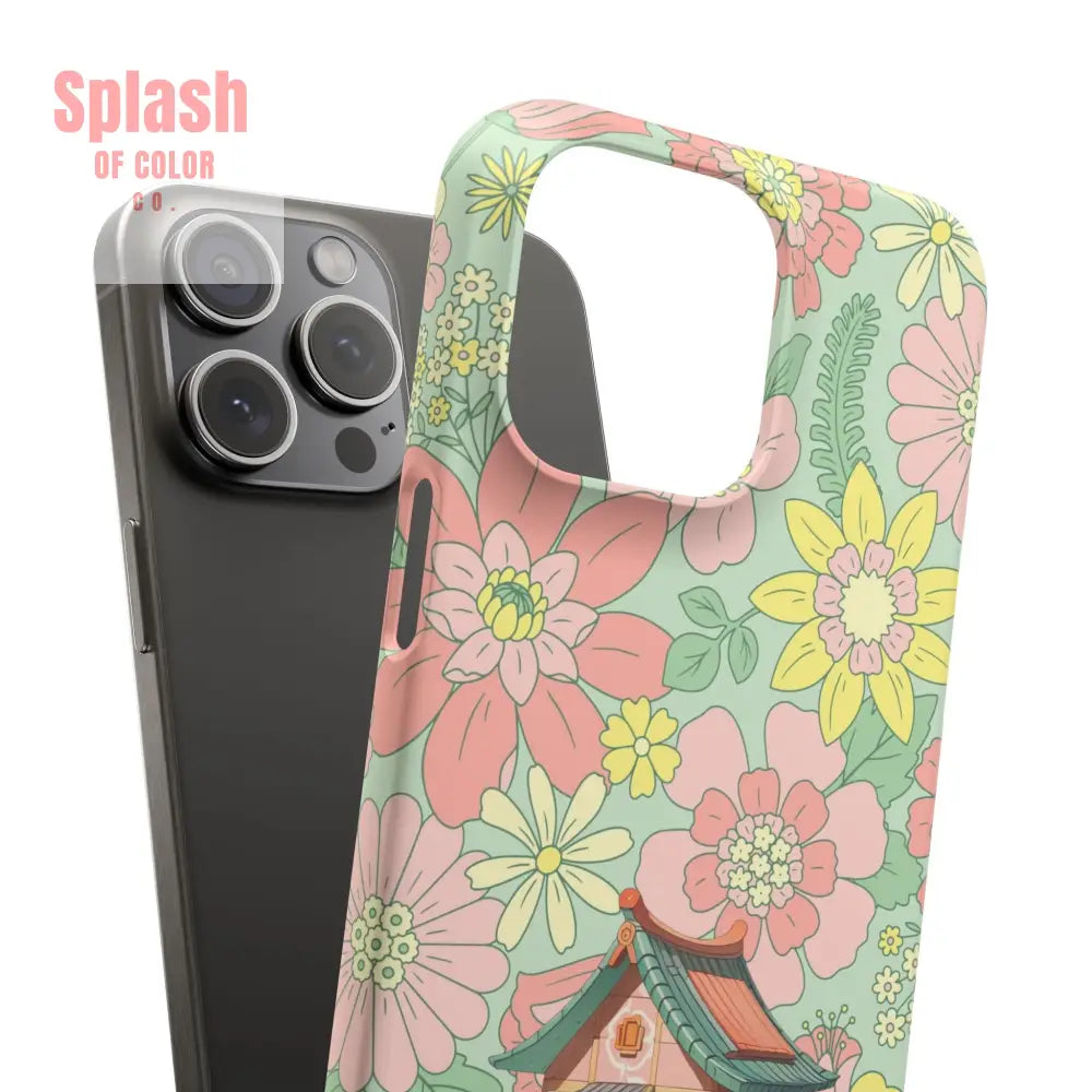 Floral Heritage Mahjong Lover Phone Case Cute Mahj Gift Phone Case