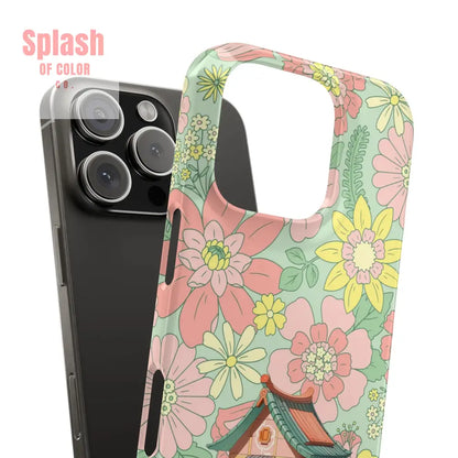 Floral Heritage Mahjong Lover Phone Case Cute Mahj Gift Phone Case