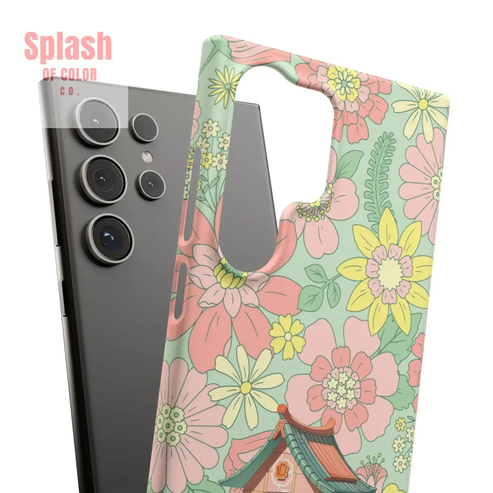 Floral Heritage Mahjong Lover Phone Case Cute Mahj Gift Phone Case