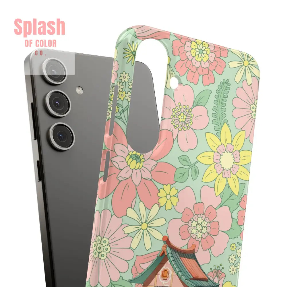 Floral Heritage Mahjong Lover Phone Case Cute Mahj Gift Phone Case
