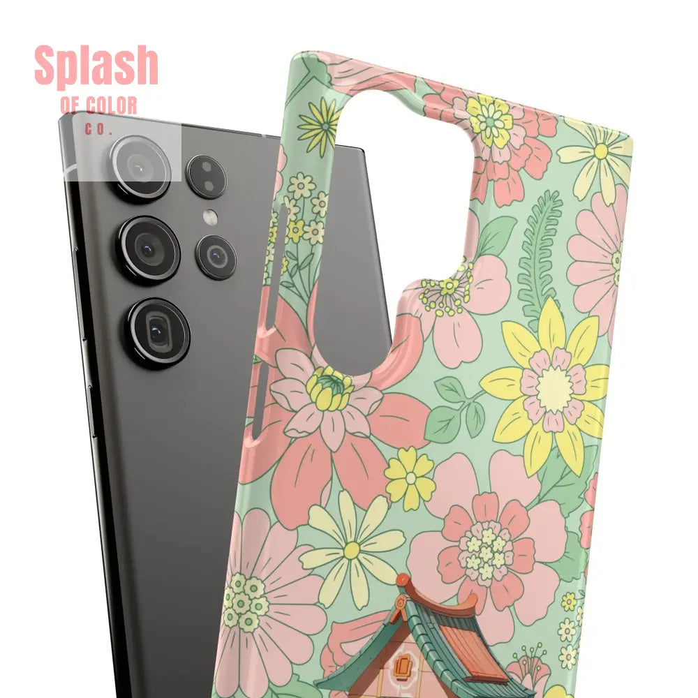 Floral Heritage Mahjong Lover Phone Case Cute Mahj Gift Phone Case