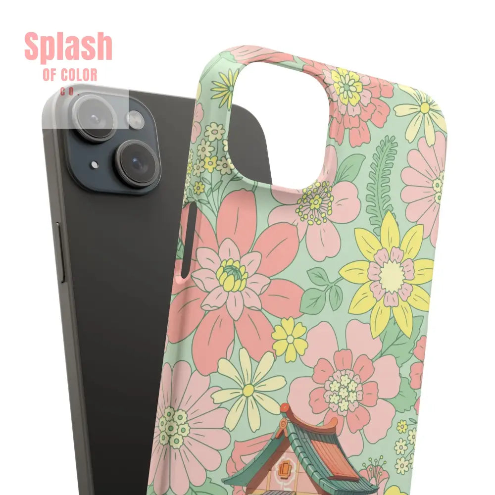 Floral Heritage Mahjong Lover Phone Case Cute Mahj Gift Phone Case