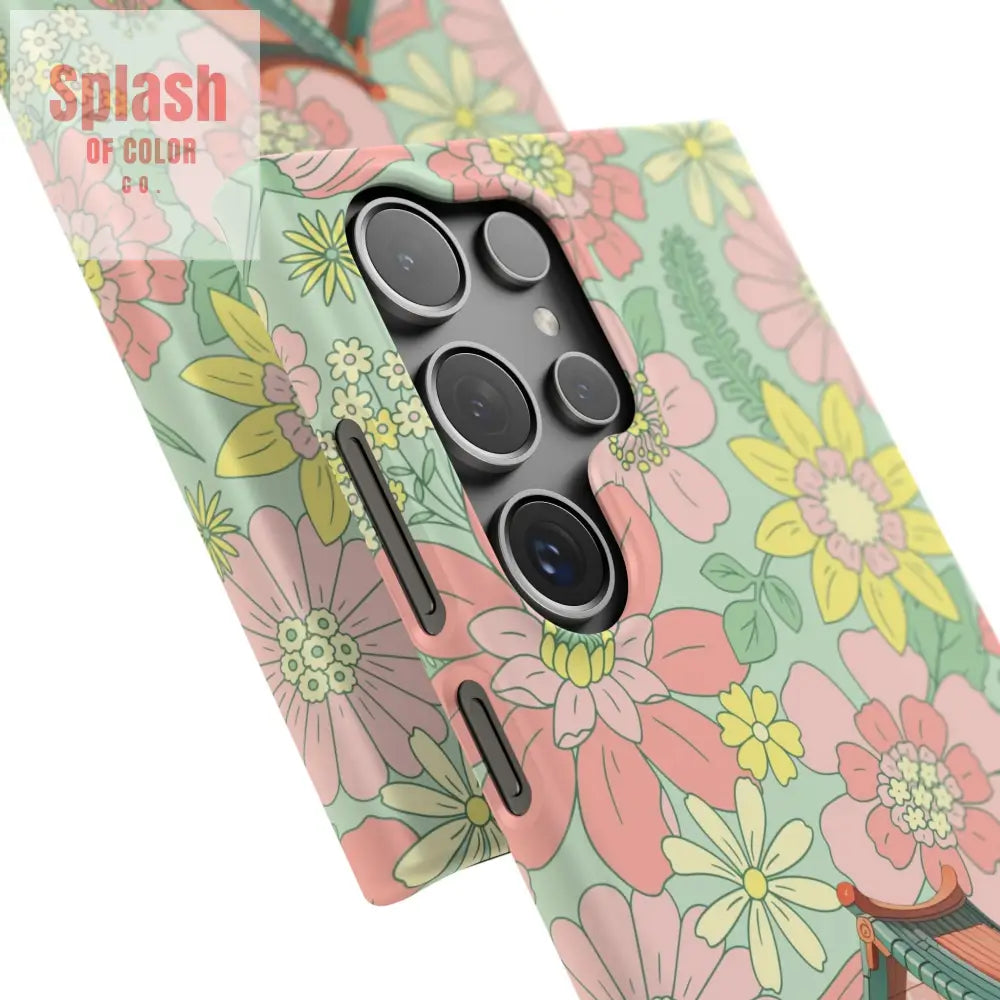 Floral Heritage Mahjong Lover Phone Case Cute Mahj Gift Phone Case