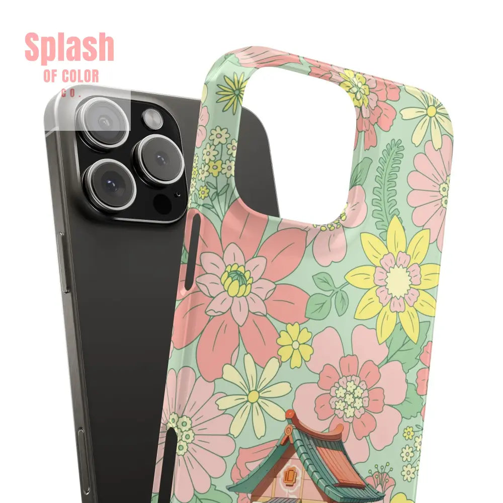 Floral Heritage Mahjong Lover Phone Case Cute Mahj Gift Phone Case