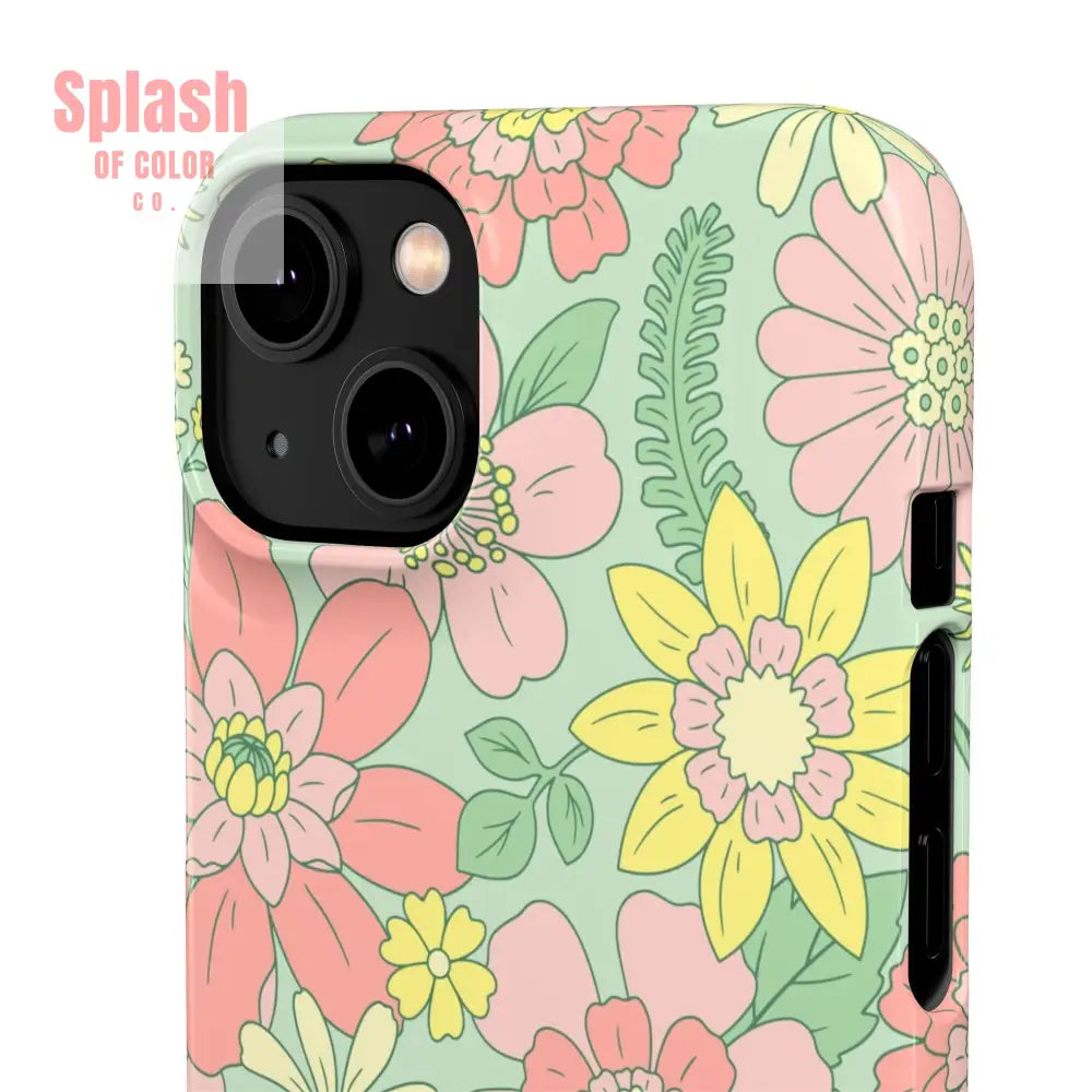 Floral Heritage Mahjong Lover Phone Case Cute Mahj Gift Phone Case