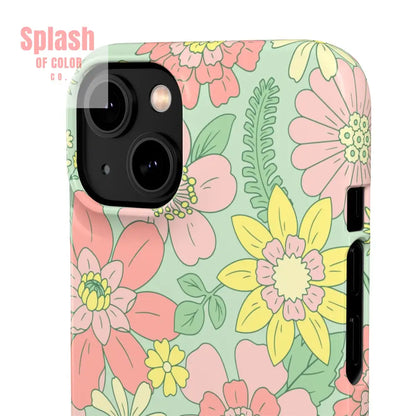Floral Heritage Mahjong Lover Phone Case Cute Mahj Gift Phone Case