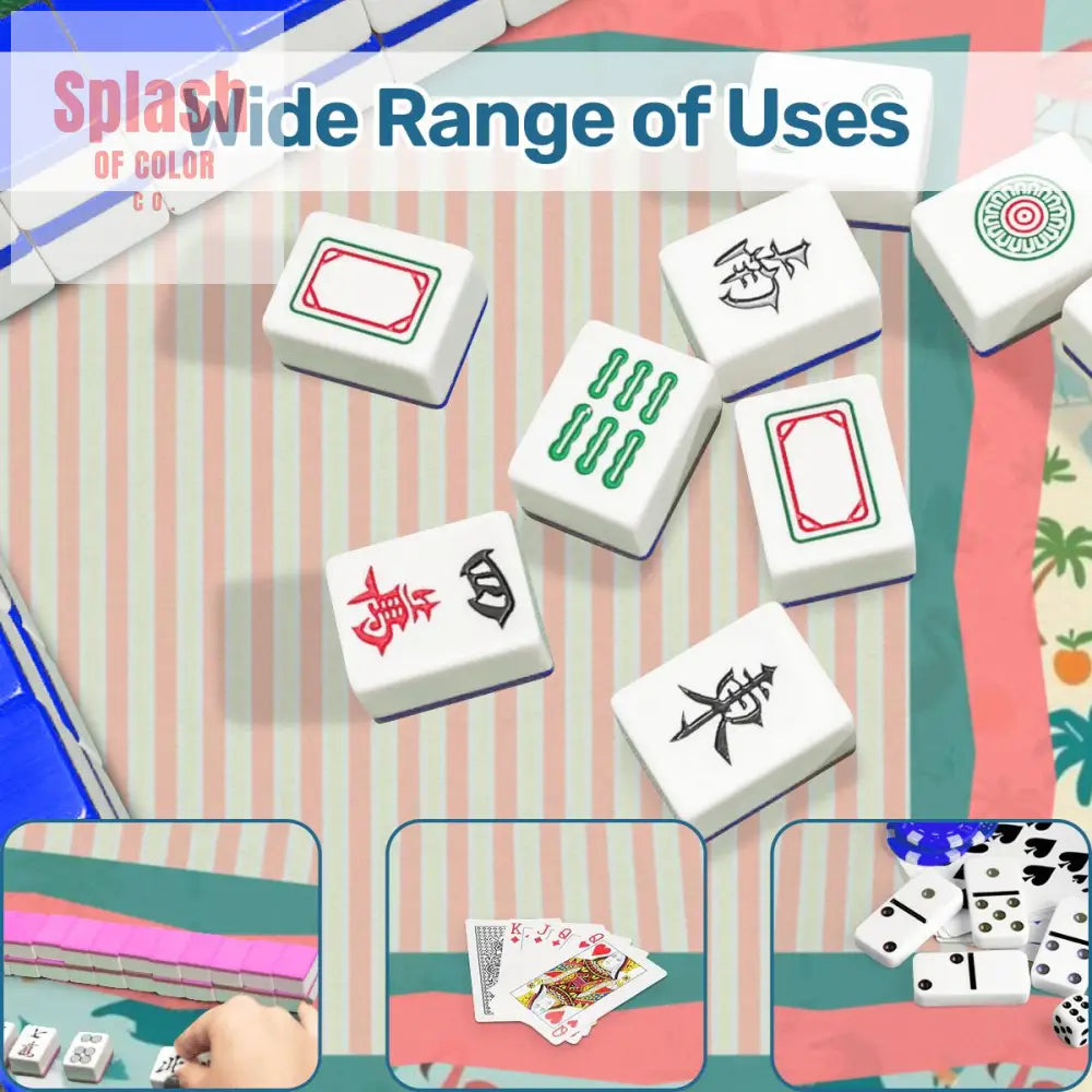 Florida Sunshine State Whimsical Mahjong Game Mat - Daily Accessories