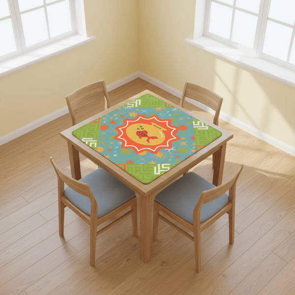 Modern Cosmic Starborne Fish Mahjong Mat - Splash of Color Co.