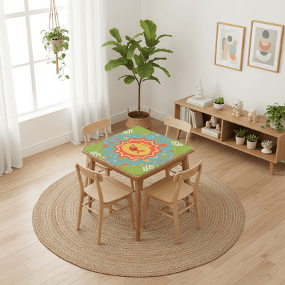 Modern Cosmic Starborne Fish Mahjong Mat - Splash of Color Co.