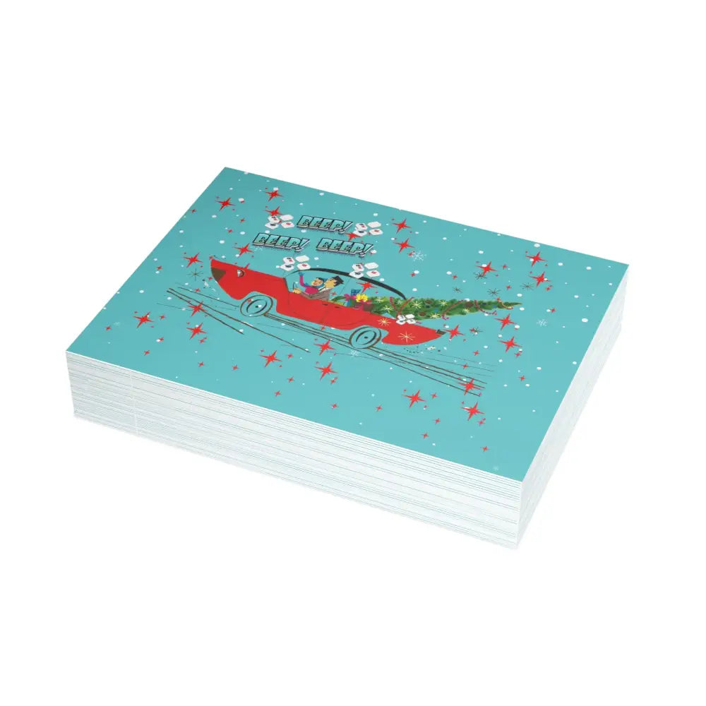 Funny Mahgong Holiday Postcard Bundles for Holidays Seasonal Greetings Note Cards for Friends Mahjong Celebration Cards