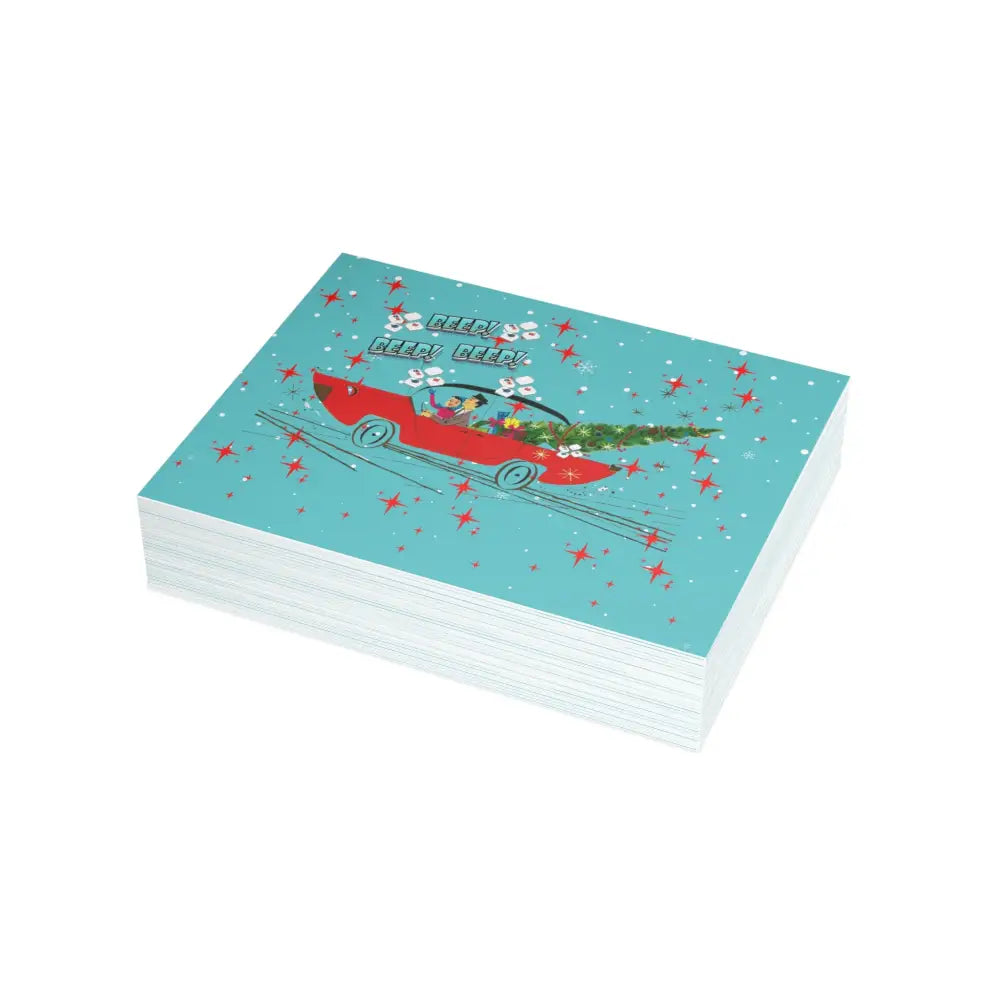 Funny Mahgong Holiday Postcard Bundles for Holidays Seasonal Greetings Note Cards for Friends Mahjong Celebration Cards
