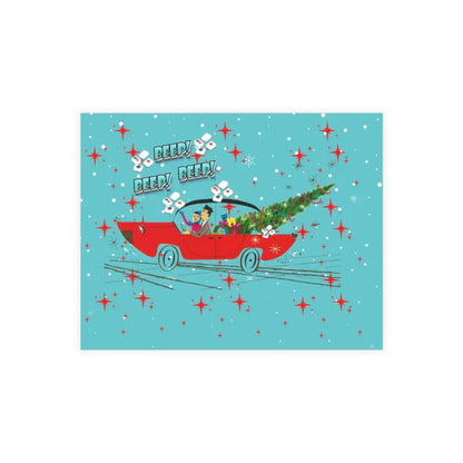 Funny Mahgong Holiday Postcard Bundles for Holidays Seasonal Greetings Note Cards for Friends Mahjong Celebration Cards