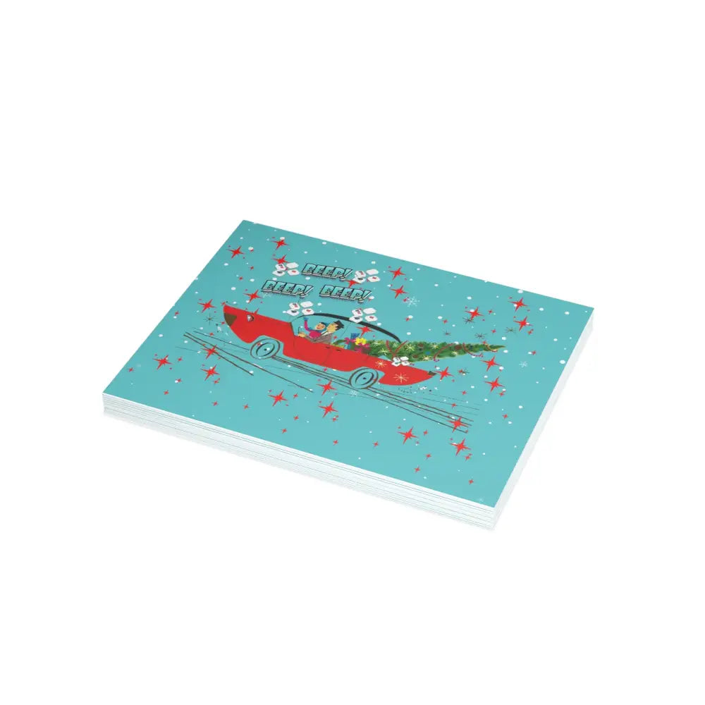 Funny Mahgong Holiday Postcard Bundles for Holidays Seasonal Greetings Note Cards for Friends Mahjong Celebration Cards