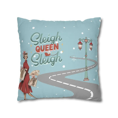 Funny Mahjong Christams Festive Pillowcase Sleigh Queen Mahj Christmas Accent Home Decor