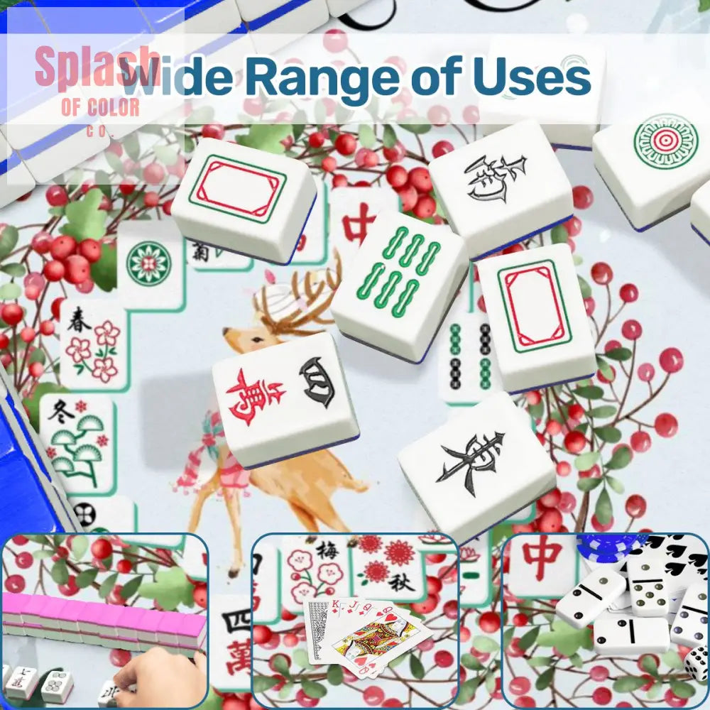 Funny Mahjong Christmas Mat Don’t Stare At My Rack - 31.5’’x31.5’’ - Daily Accessories
