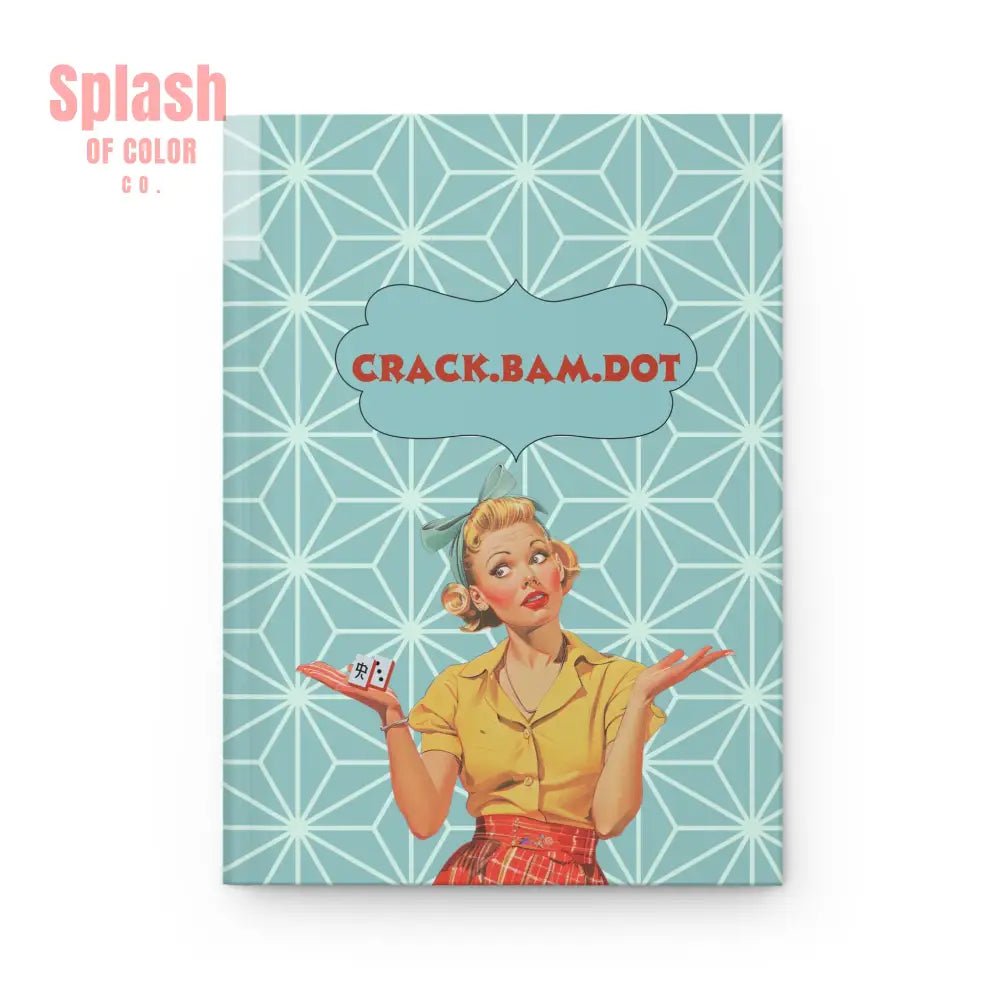 Funny Mahjong Crack Bam Dot Hardcover Writing Notebook For Mahj Lovers With A Sense Of Humor Journal Paper products