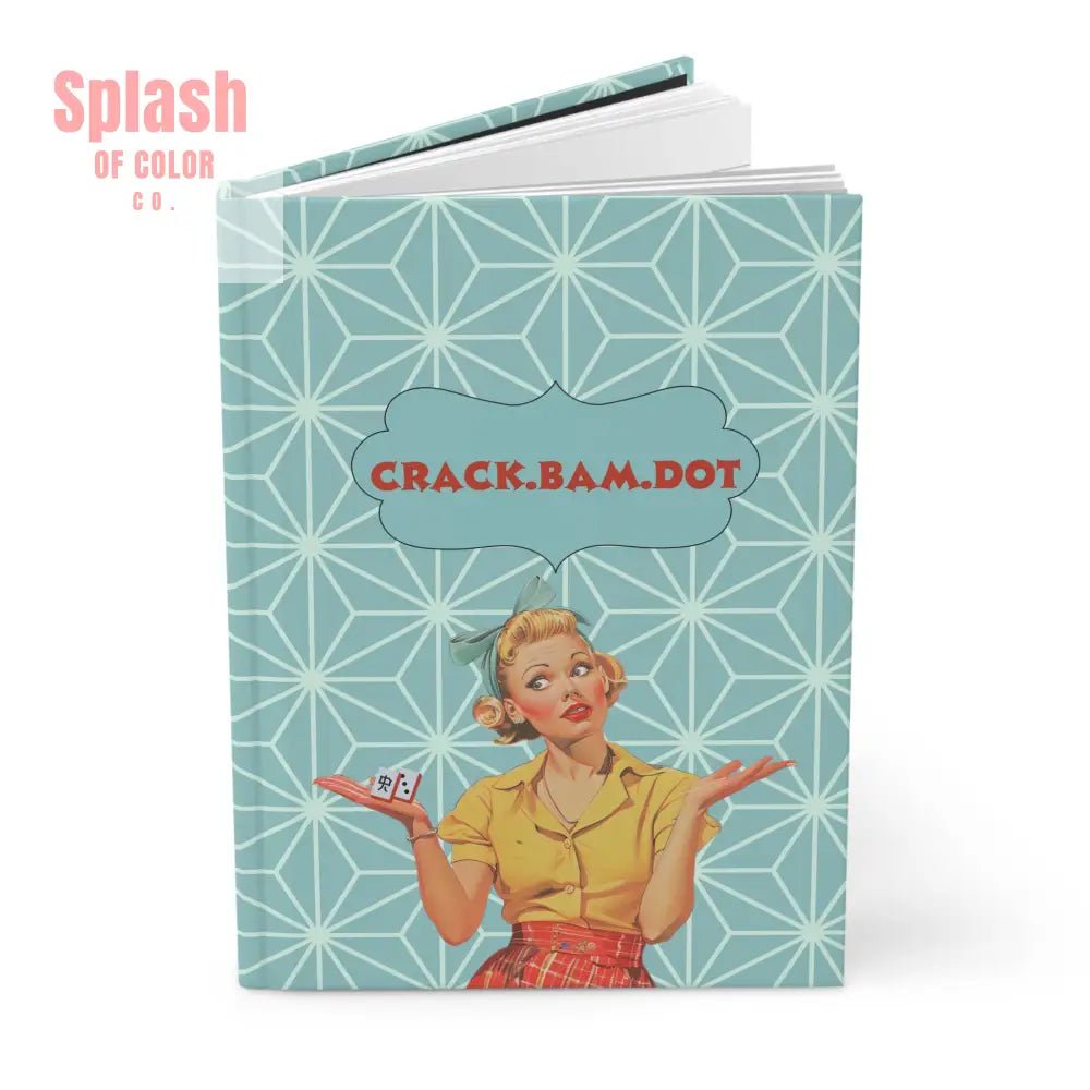 Funny Mahjong Crack Bam Dot Hardcover Writing Notebook For Mahj Lovers With A Sense Of Humor Journal Paper products