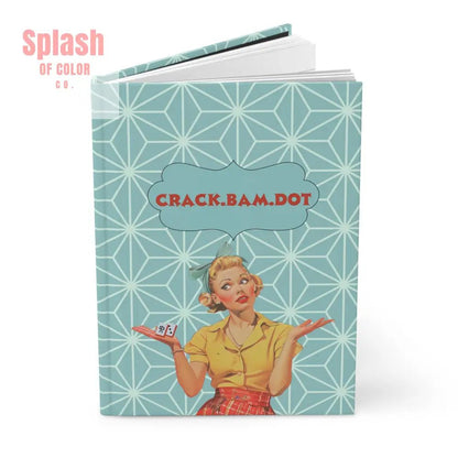 Funny Mahjong Crack Bam Dot Hardcover Writing Notebook For Mahj Lovers With A Sense Of Humor Journal Paper products