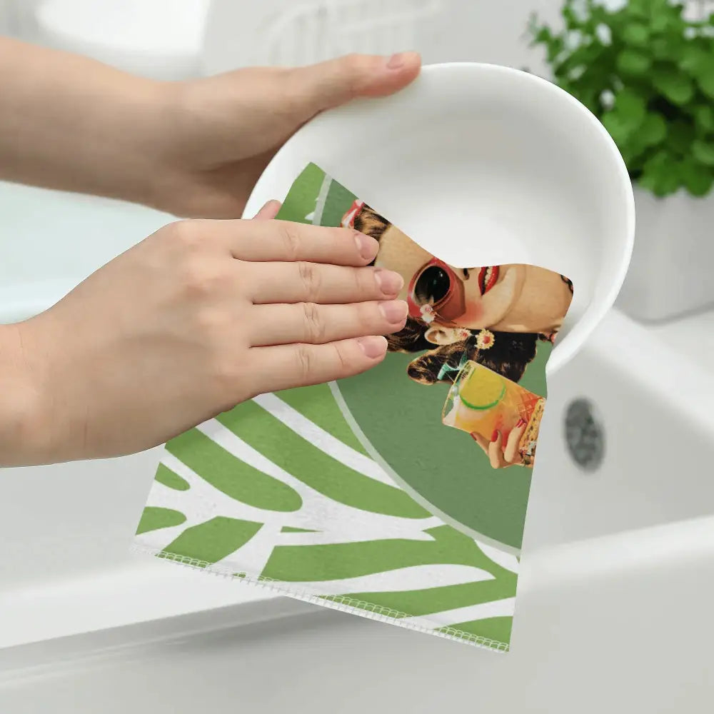 Funny Mahjong Dish Towels Dont Stare At My Rack