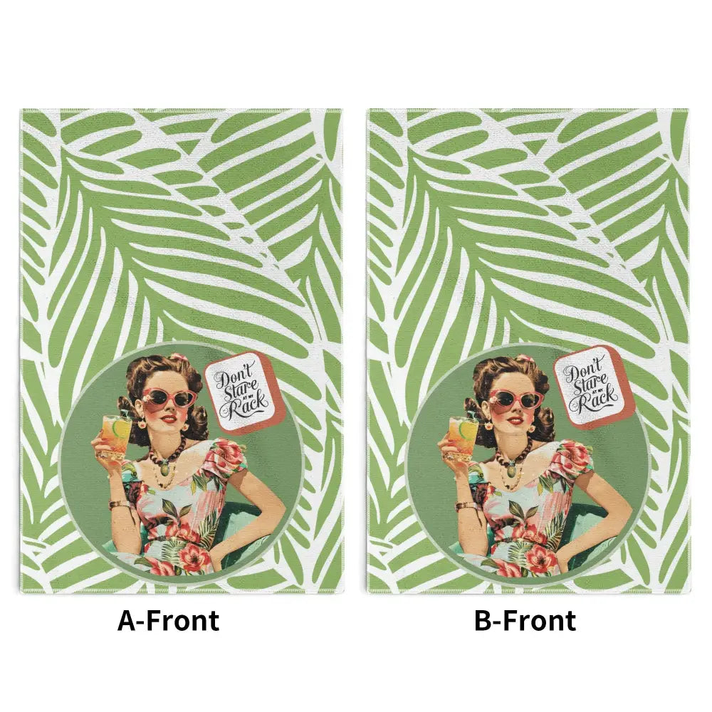 Funny Mahjong Dish Towels Dont Stare At My Rack