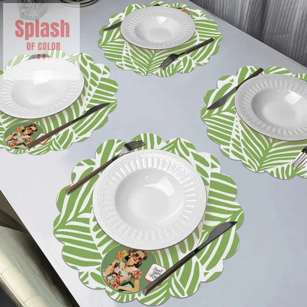 Funny Mahjong Don't Stare At My Rack Mahj Game Night Entertaining Placemats - Splash of Color co.