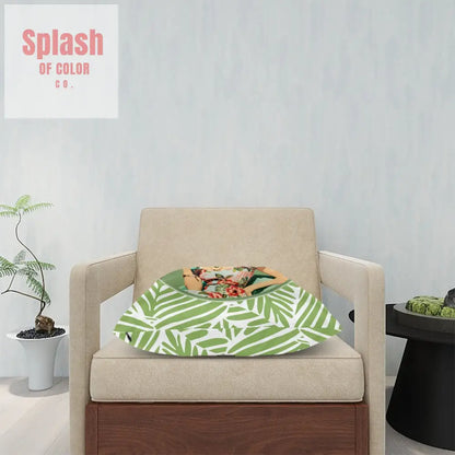 Funny Mahjong Gift Idea Don’t Stare At My Rack Tropical Pillow Covers Mahj Game Night Decor - Pillow Case
