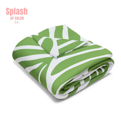Funny Mahjong Player Gift Vintage Tropical Fleece Blanket Don’t Stare At My Rack Mahj Tile Cozy Throw For Mahj Lovers