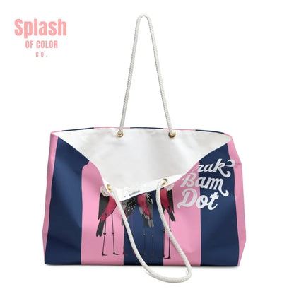 Funny Mahjong Tile Tote Bag Blue Pink Preppy Quirky Bird Queens Crak Bam Dot Mahj Lover Mahjong Gift For Her - 24’’ ×