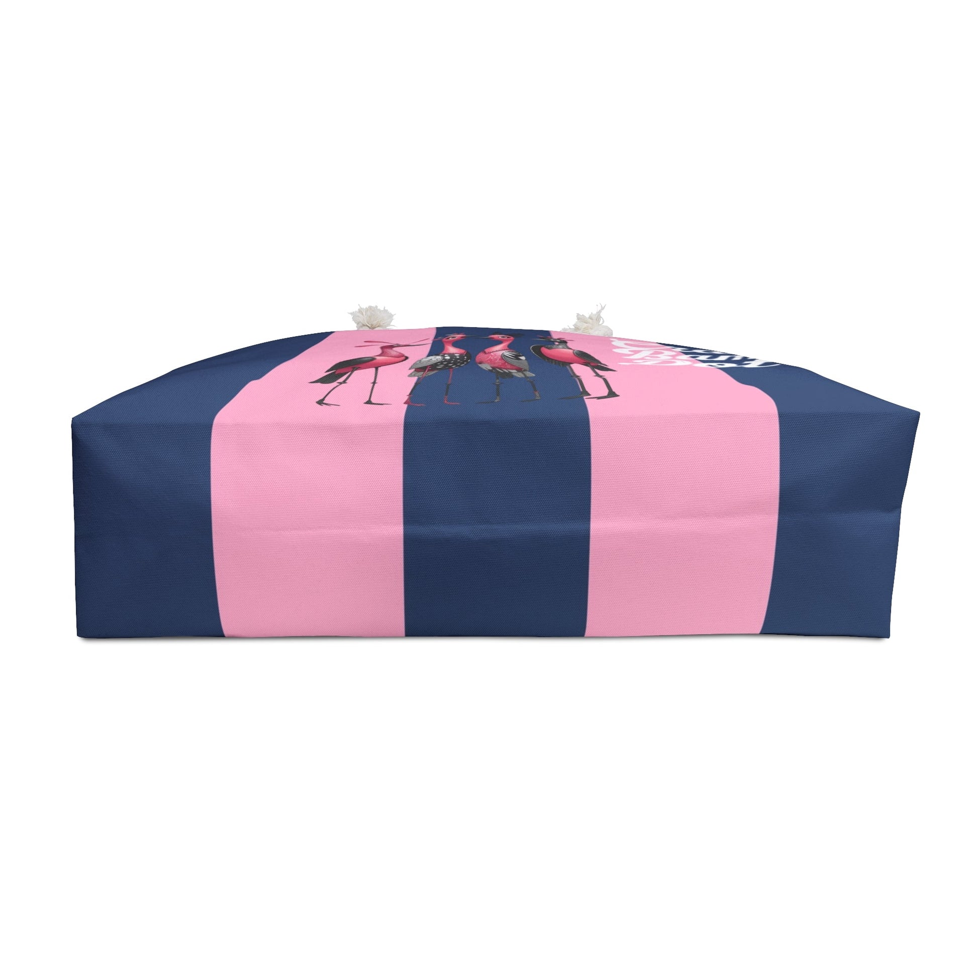 Funny Mahjong Tile Tote Bag Blue Pink Preppy Quirky Bird Queens Crak Bam Dot Mahj Lover Mahjong Gift For Her - 24’’ ×