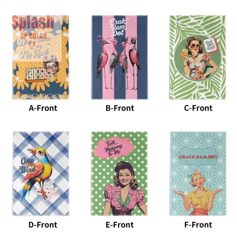 Funny Mahjongg Gift Towels Quirky Mahj Hostess Gift