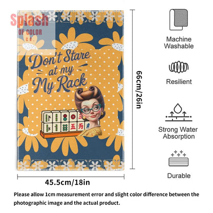 Funny Mahjongg Gift Towels Quirky Mahj Hostess Gift