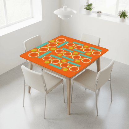 Palm Springs Orange Mahjong Mat - Splash of Color Co.