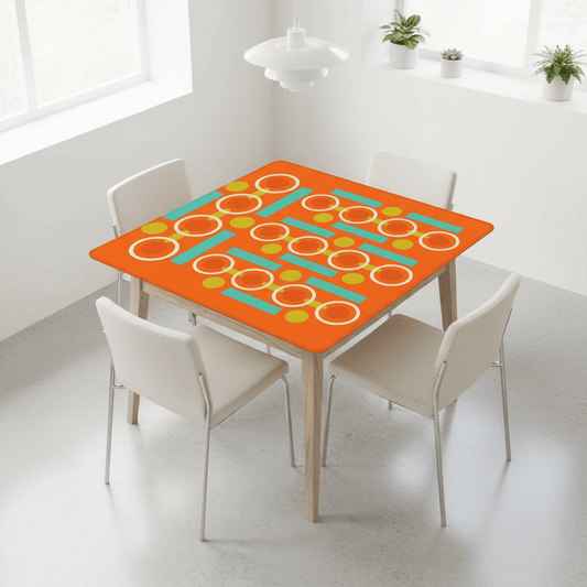 Palm Springs Orange Mahjong Mat - Splash of Color Co.