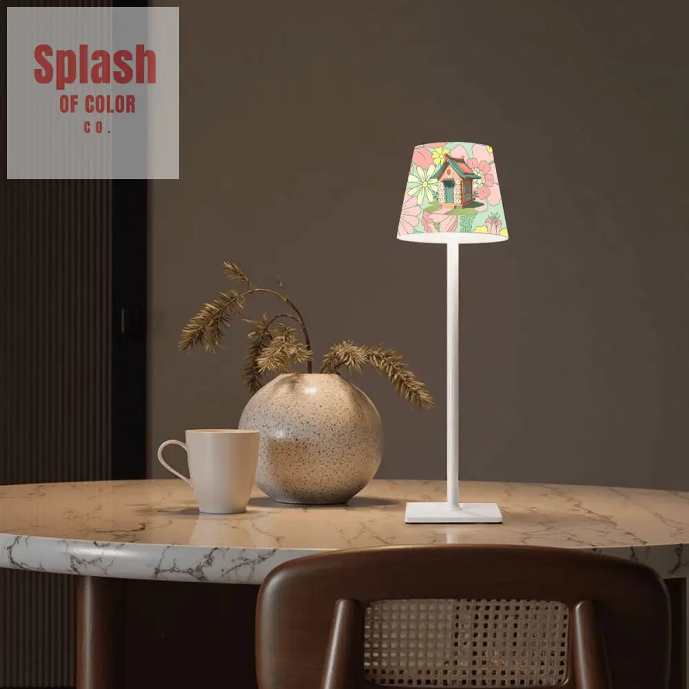 LED Cordless Table Lamp - 4.3’’x4.3’’x14.8’’ - Desk Lamps