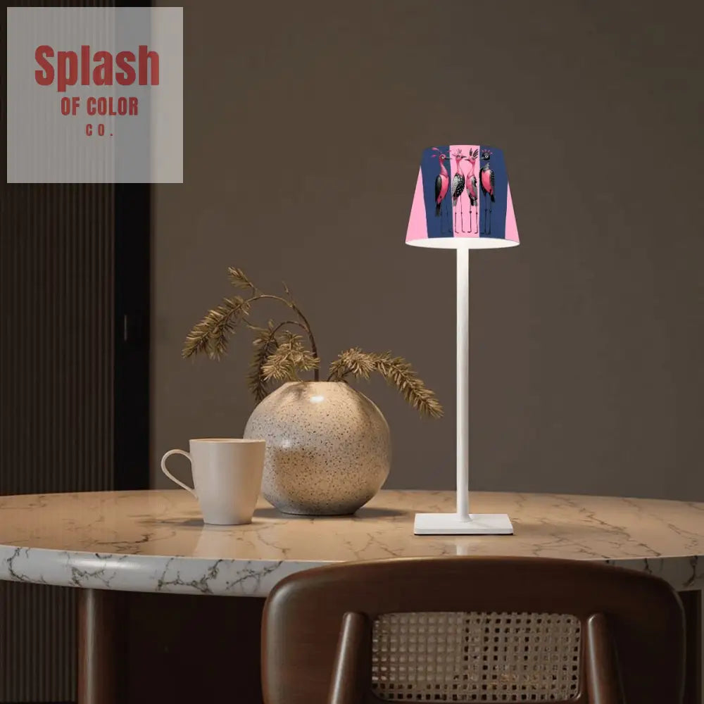 LED Cordless Table Lamp - 4.3’’x4.3’’x14.8’’ - Desk Lamps