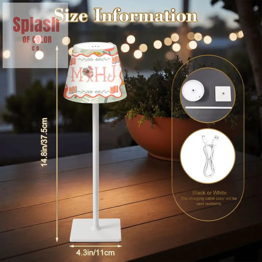 LED Cordless Table Lamp - 4.3’’x4.3’’x14.8’’ - Desk Lamps