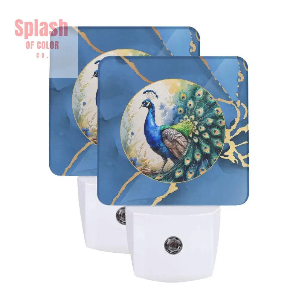 LED Night Light Set of 2 - US Plug - Wall Lighting