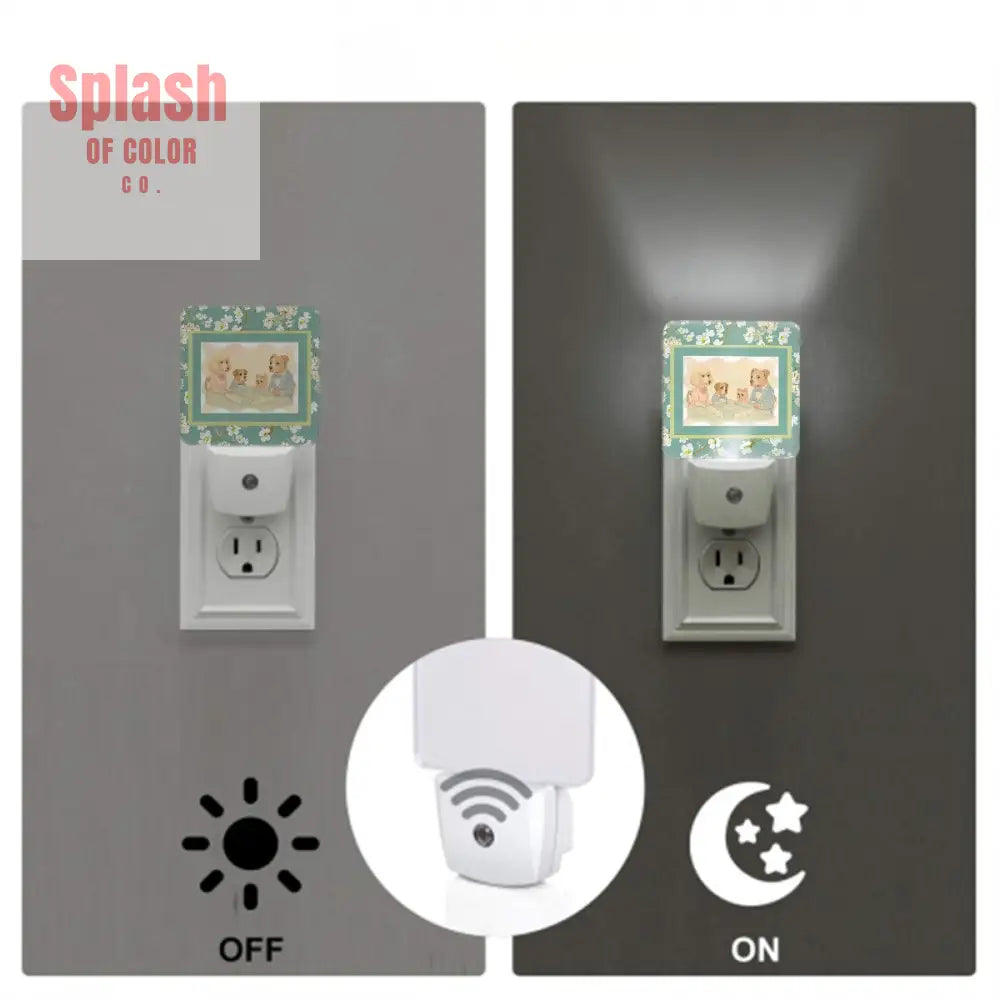 LED Night Light Set of 2 - Wall Lighting
